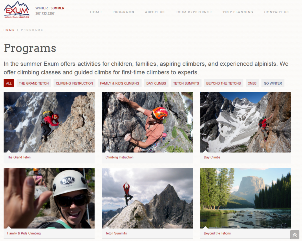 Exum Programs Page Exum Programs Page